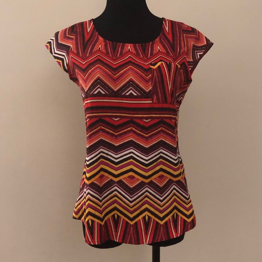 Olive & Oak cap sleeve blouse size XS